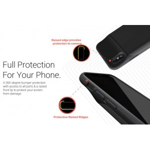 【革命性設計】OXYGEN 超薄充電手機保護殼 - 4.7" 玫瑰金色 (iPhone 5s - 8適用)